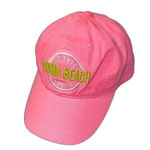 Cocoa Beach Florida Embroidered Baseball Cap Adjustable hook and loop pull on